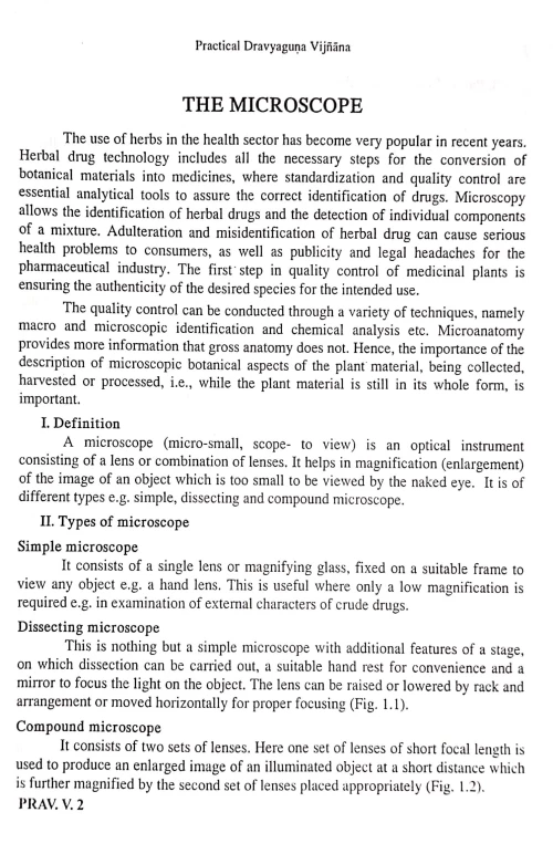 Practical Dravyaguna Vigyan